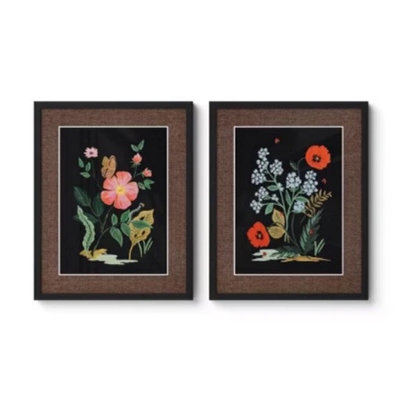 Rifle Paper Co. Other - Set of 2: 16"x20" framed Botanical Posters by Rifle Paper Co